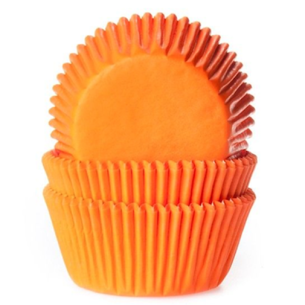 Cupcakes Backförmchen 50 Stück - Orange - House of Marie